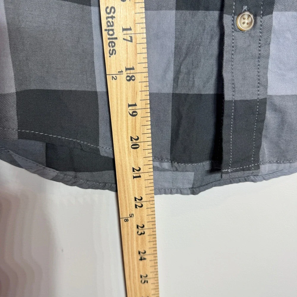American Eagle Outfitters Long Sleeve Snap Button Shirt Mens L‎ Vintage Fit